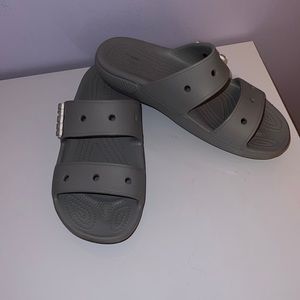 Crocs 2 strap sandals men’s 6 women’s 8 lightly worn